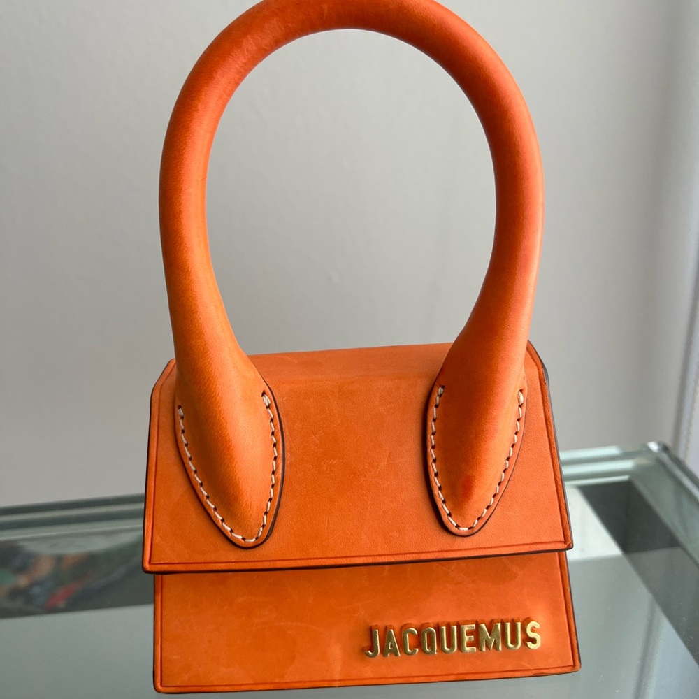 Jaquemus Le Chiquito orange Handbag